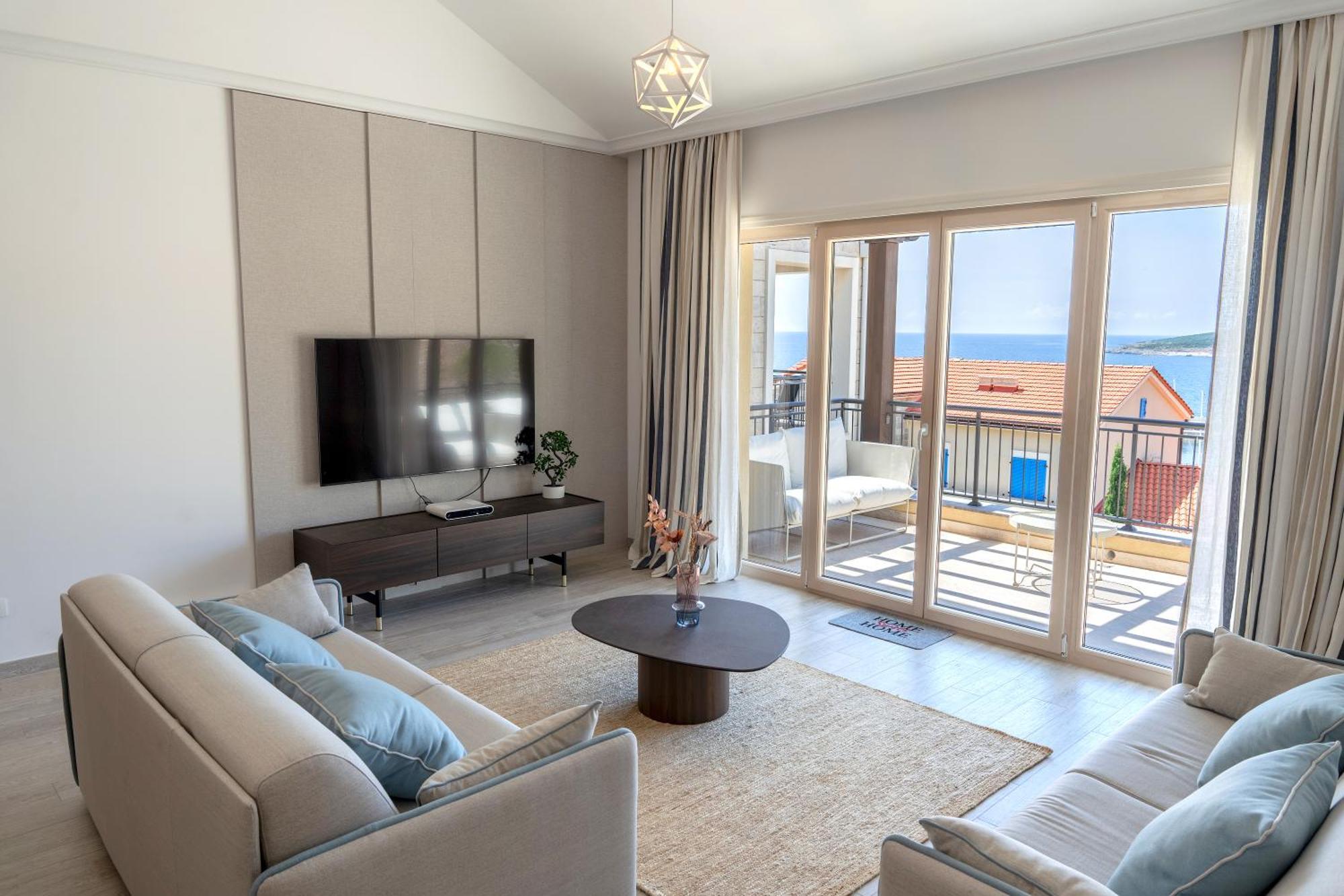 티바트 Lustica Bay 아파트 객실 사진